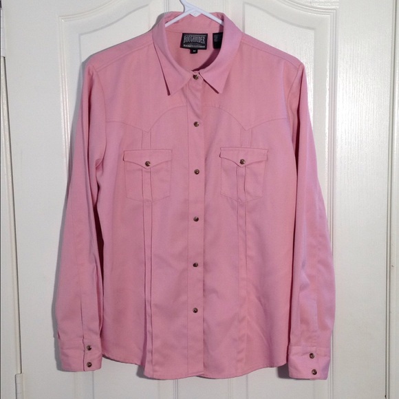 Ladies' Roughrider Western-Style LS Shirt medium - Picture 1 of 6
